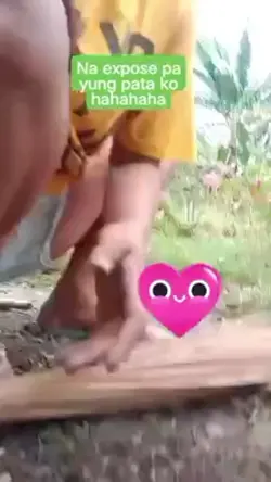 cleaning backyard