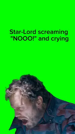 Star-Lord screaming 