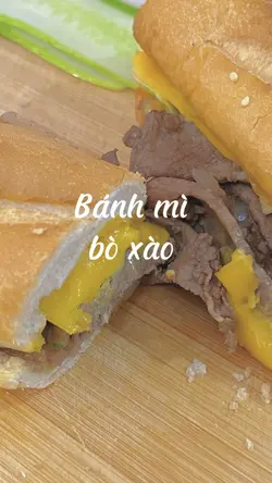 Bánh mì bò xào
