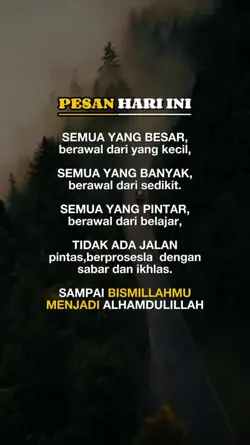 Pesan hari ini
