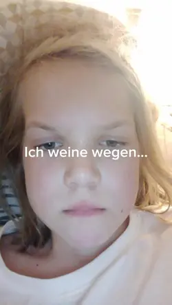 Ich weine wegen ihr