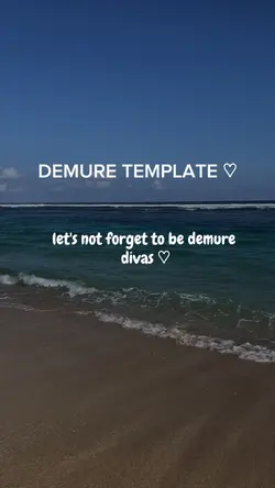 demure ッ