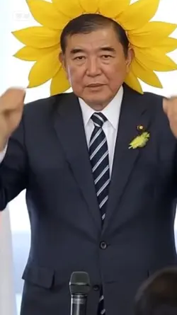 ヒマワリの帽子