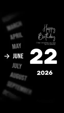 Hbd 22 June 2026 