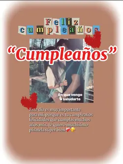 Feliz cumpleaños ❤️‍🩹🥳