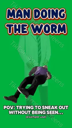 MAN DOING THE WORM