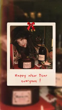 new year polaroid