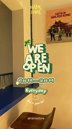 We Are Open Now