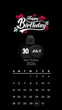 Birthday 30 July