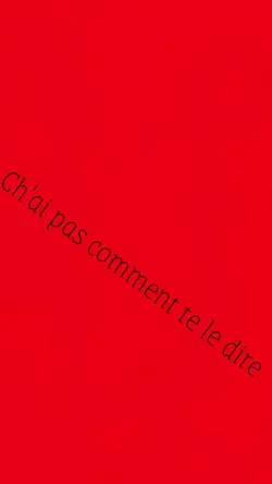J'ai un ... CRUSH...