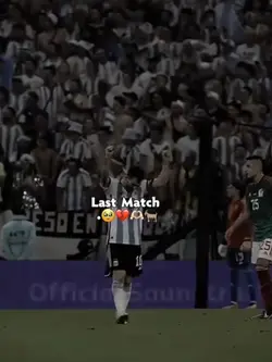 Messi last match