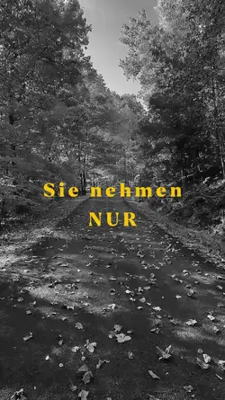 Sie nehmen nur