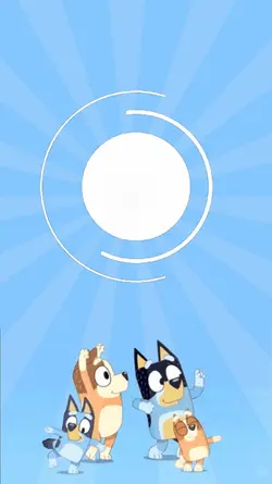 Bluey invitación 