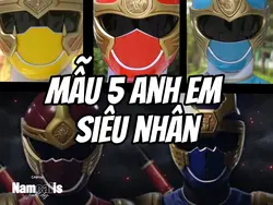 Mẫu 5 ae siêu nhân 