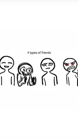 4 types of friends 👯