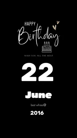 Hbd 22 June 2026 