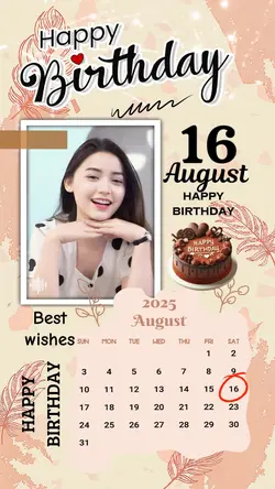 HBD 16 AUGUST 2025