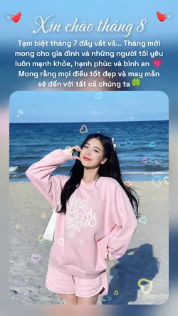 Xin chào tháng 8