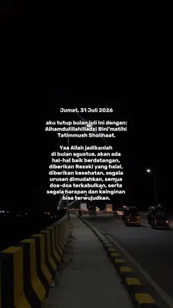 JUMAT 31 JULY 2026