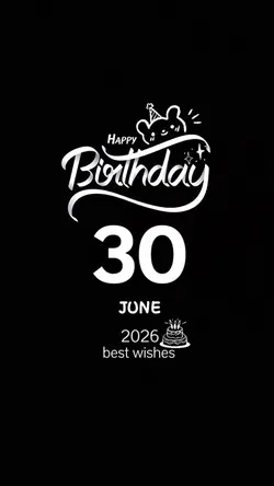 hbd 30 june 2026