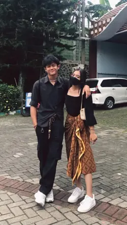foto bareng ayang