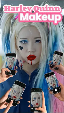 Harley Quinn Makeup