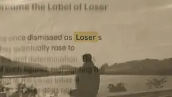 a loser