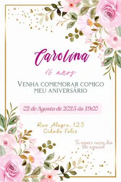 Convite Aniversário