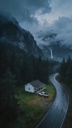 Yağmur şablonu