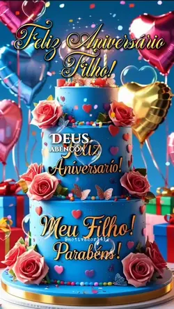 😇Aniversário🏆Filho🙇🏻♂️