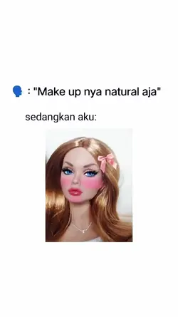 makeupnya natural aj
