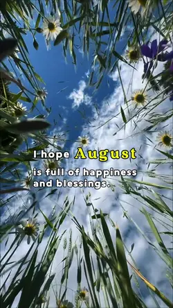 Month of August 