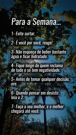 Para a semana