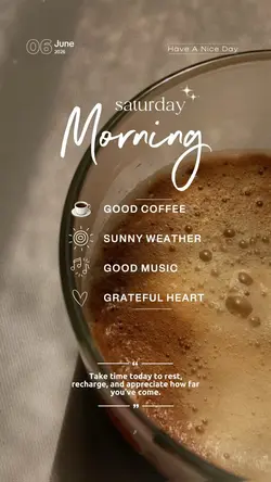 Saturday Morning 🌼