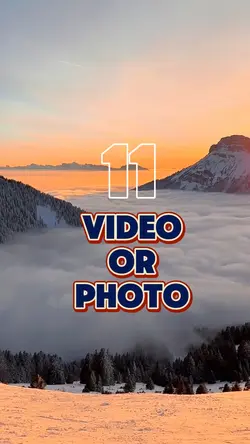 11 video or photo 