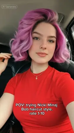 Bob hair NickiMinaj