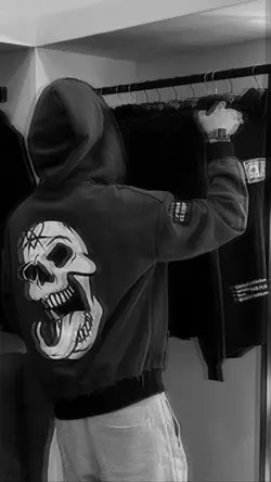 black white