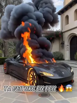 Voiture en feu