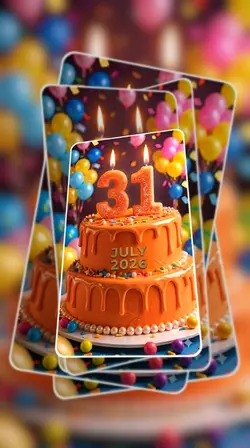 Birthday 31 JULY 