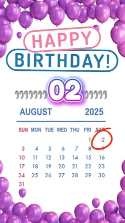 birthday 2August2025