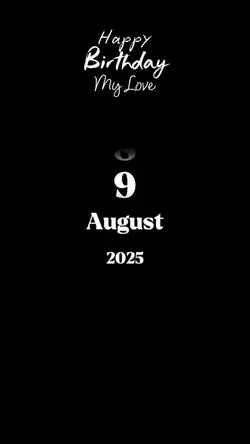 Hbd 9 August 2025