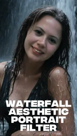 Waterfall portrait 😳