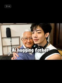 Ai hugging father 