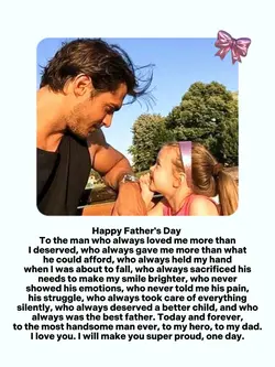 I LOVE YOU DAD