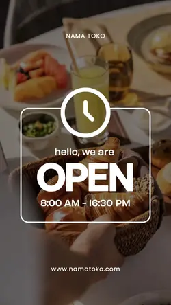 we are open