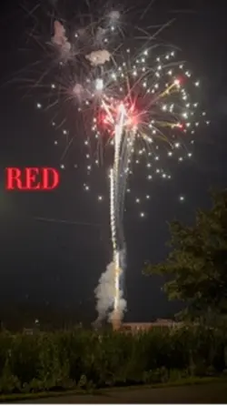 red, white, nd blue!