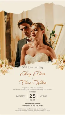 Wedding invitation 
