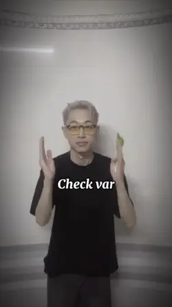 Check var