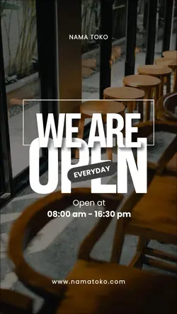 we are open