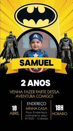 Convite | Batman
